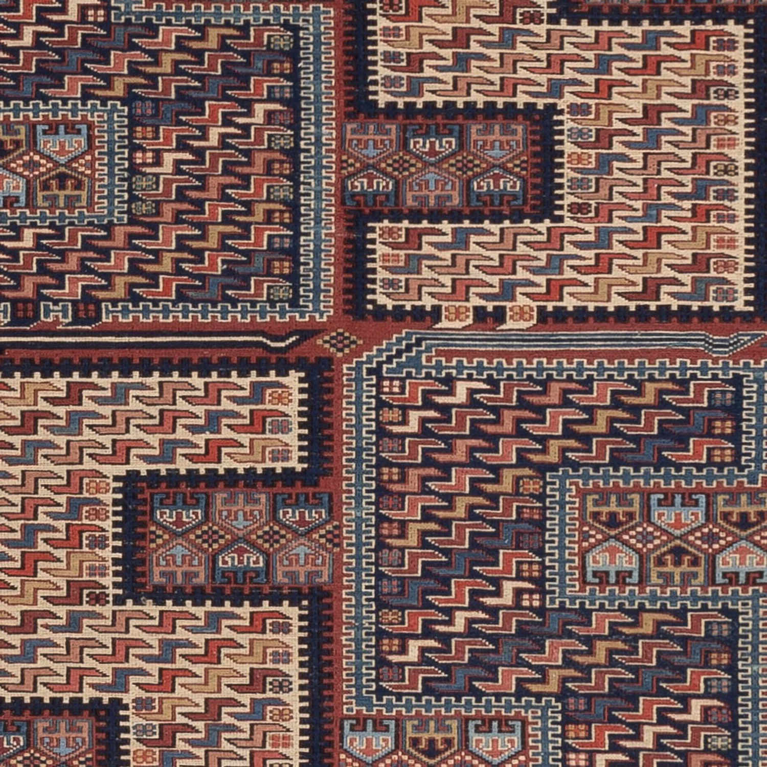 Kelim Afghan Teppich 207x165cm - Image 2