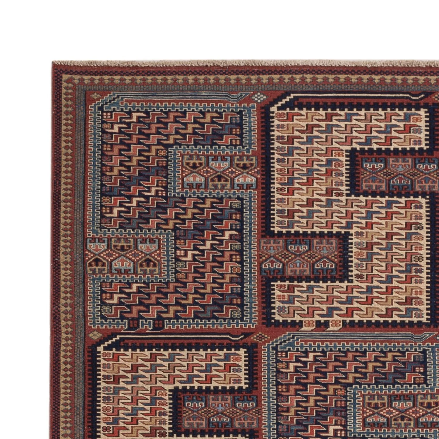 Kelim Afghan Teppich 207x165cm - Image 3