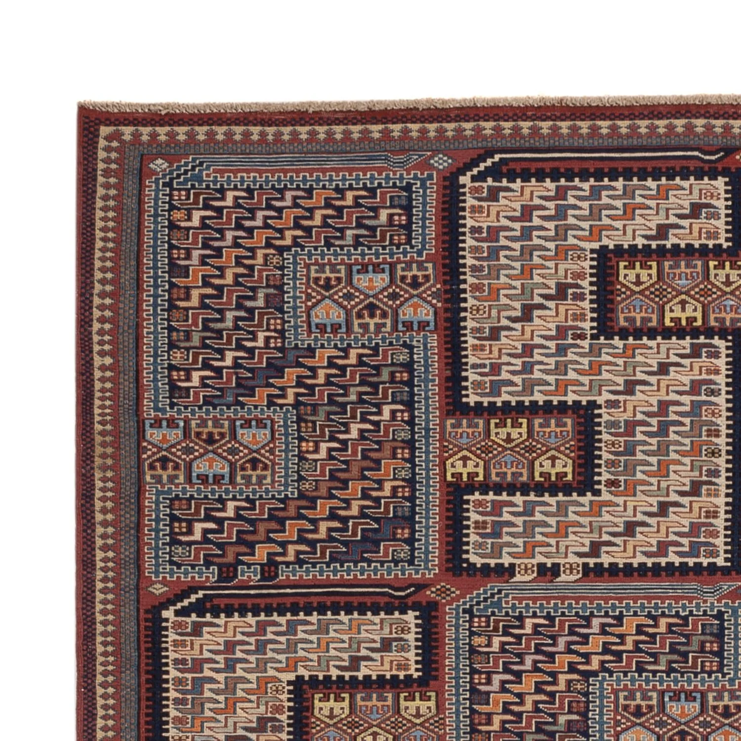 Kelim Afghan Teppich 209x166cm - Image 3