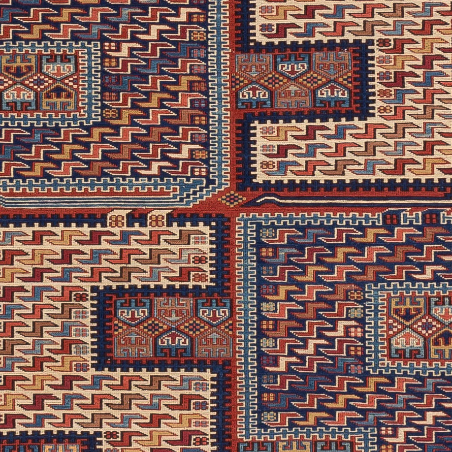 Kelim Afghan Teppich 212x170cm - Image 2