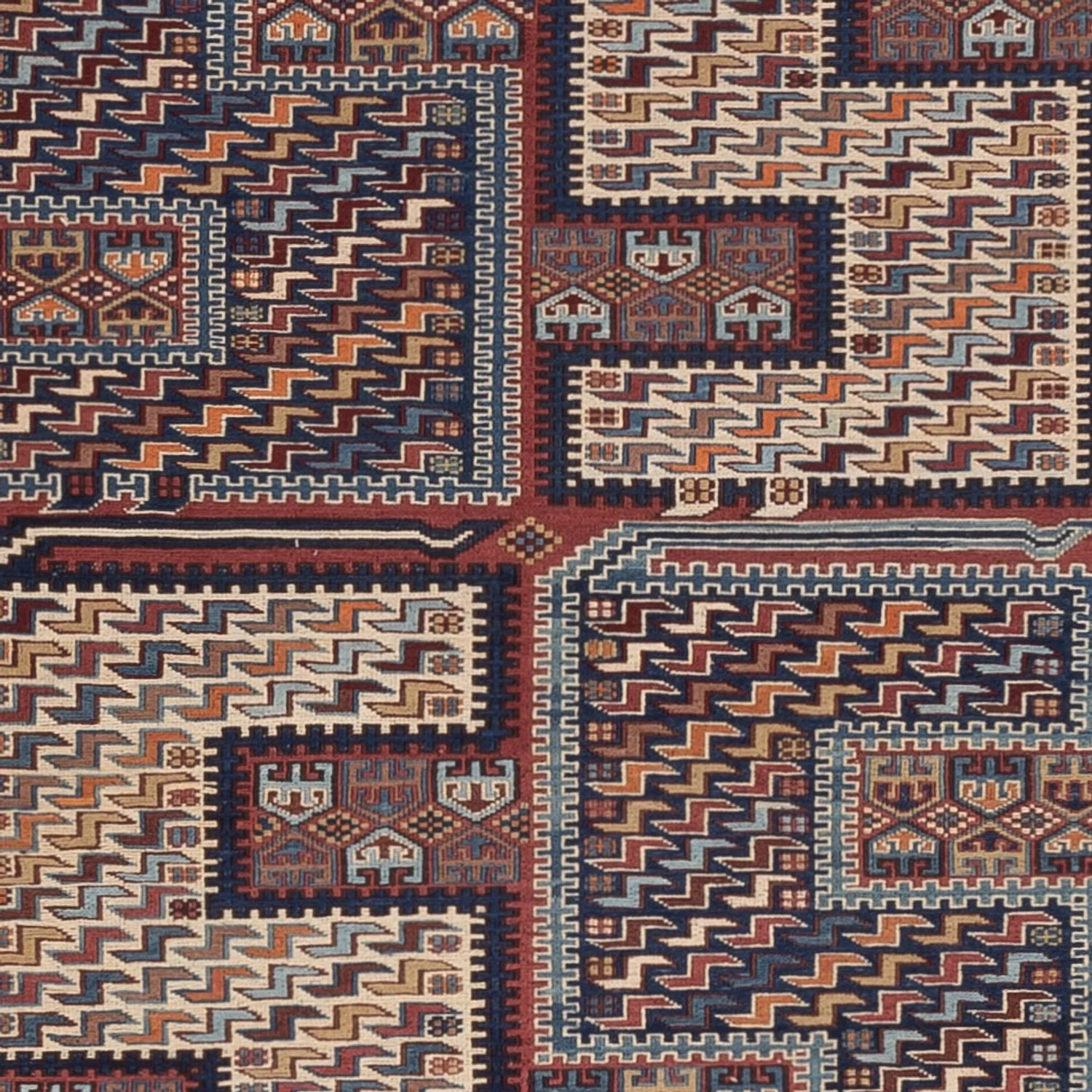 Kelim Afghan Teppich 214x155cm - Image 2