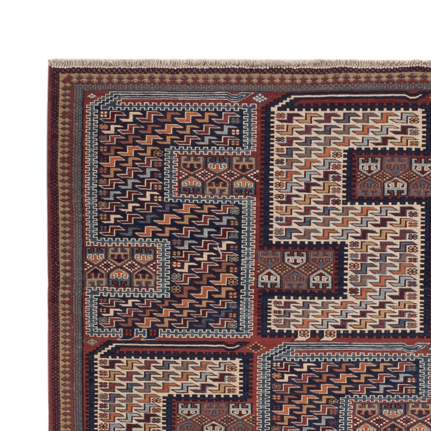 Kelim Afghan Teppich 214x155cm - Image 3