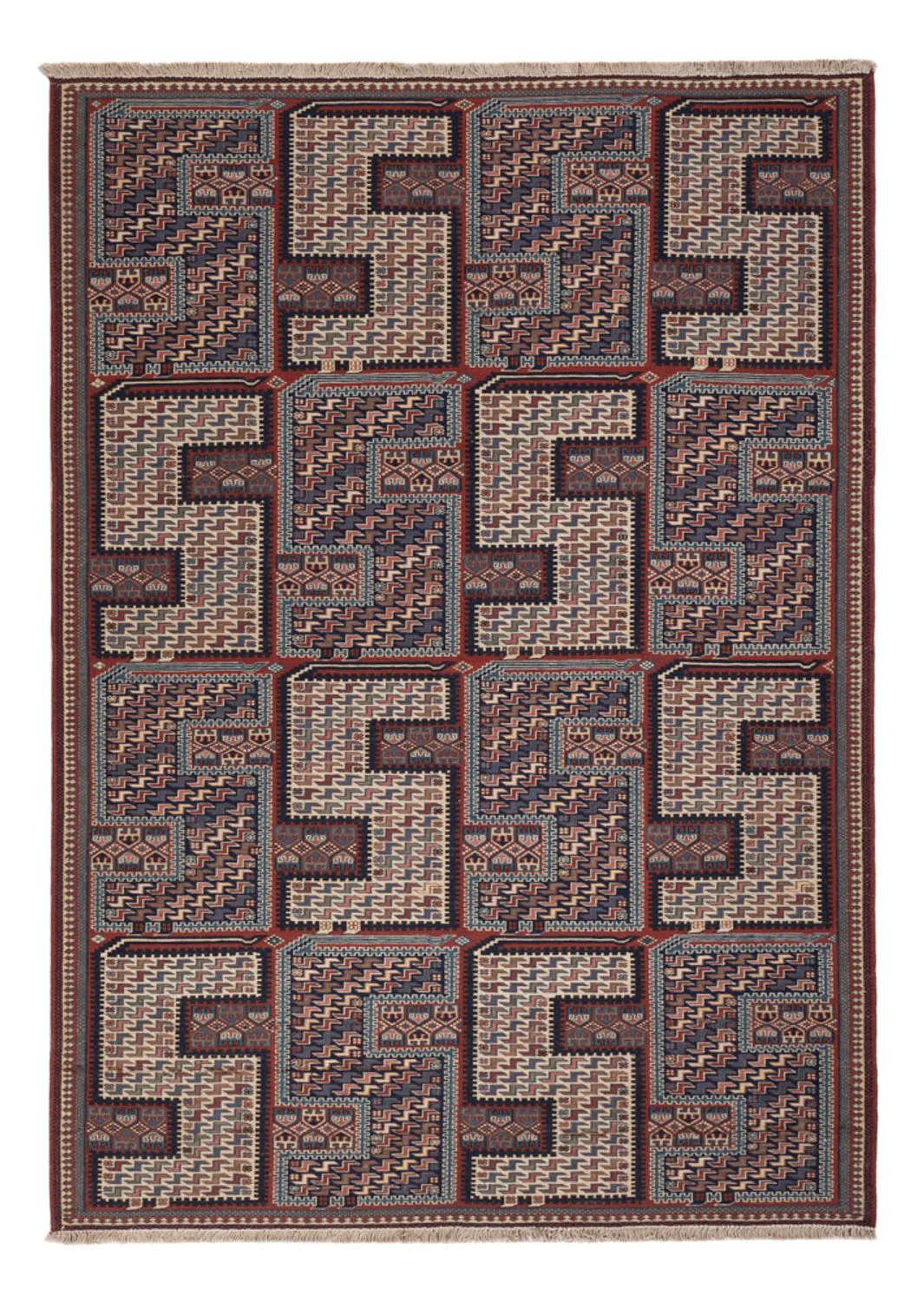 Kelim Afghan Teppich 223x156cm