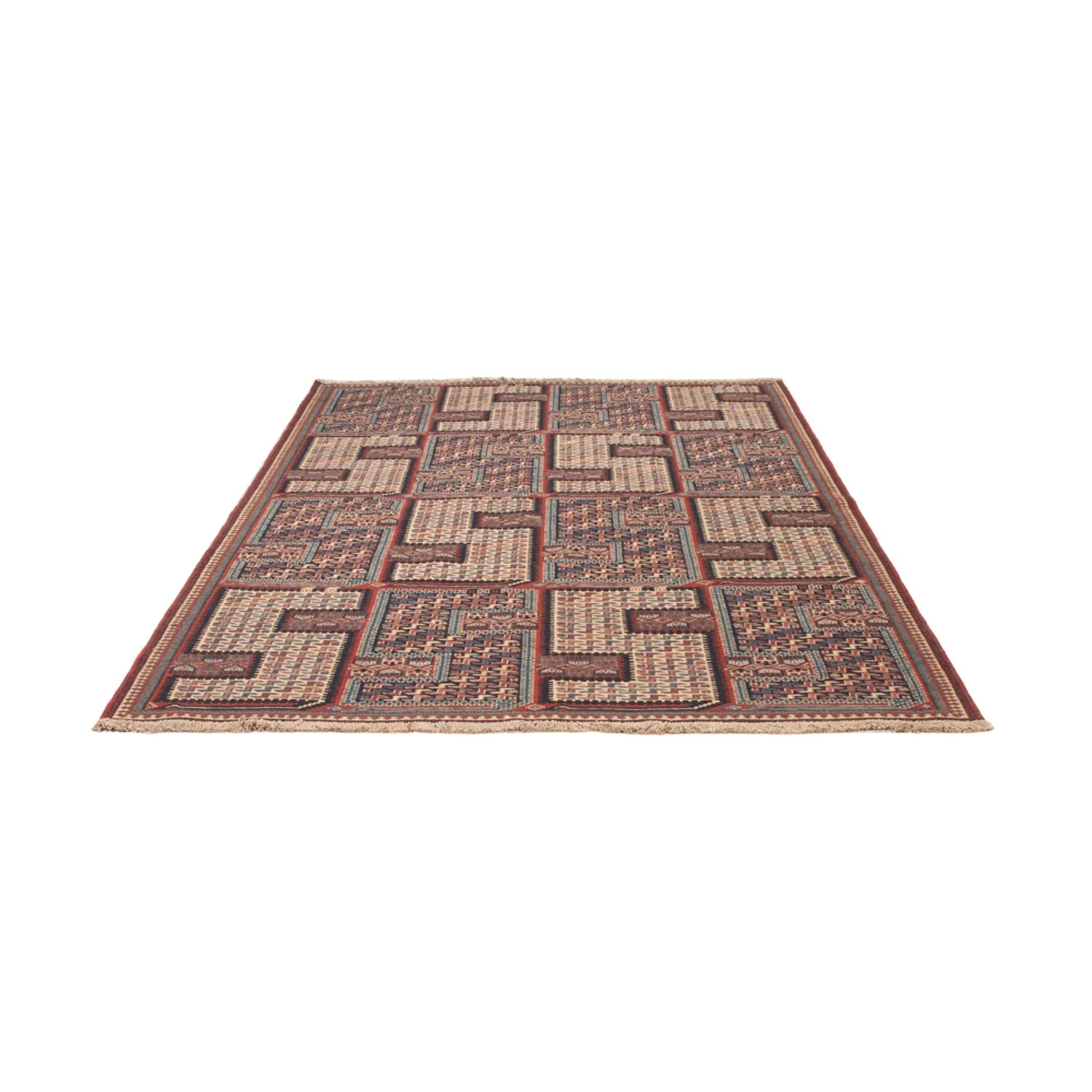 Kelim Afghan Teppich 223x156cm - Image 5