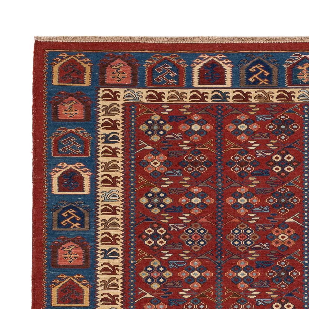 Kelim Afghan Teppich 228x175cm - Image 3