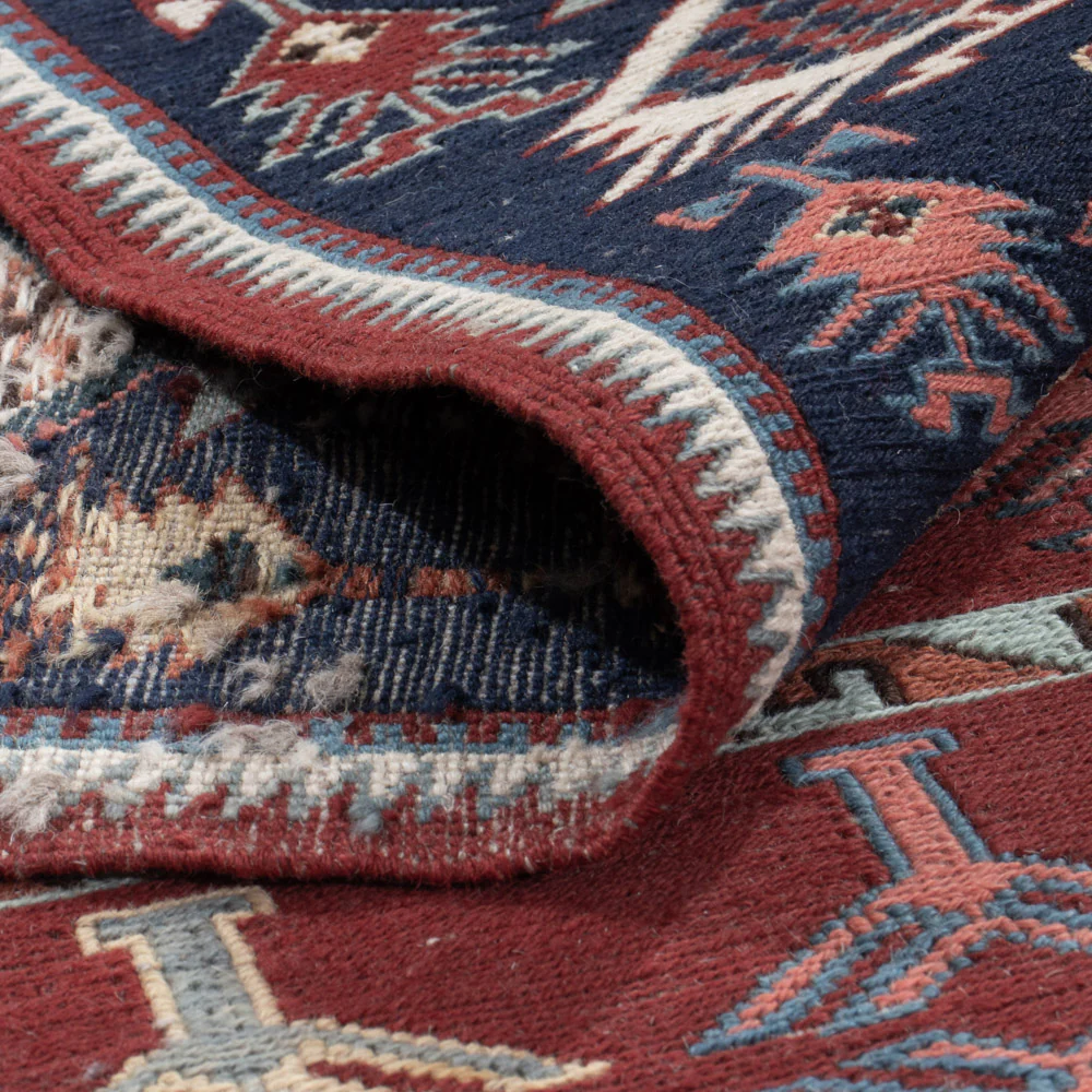 Kelim Afghan Teppich 242x188cm - Image 5