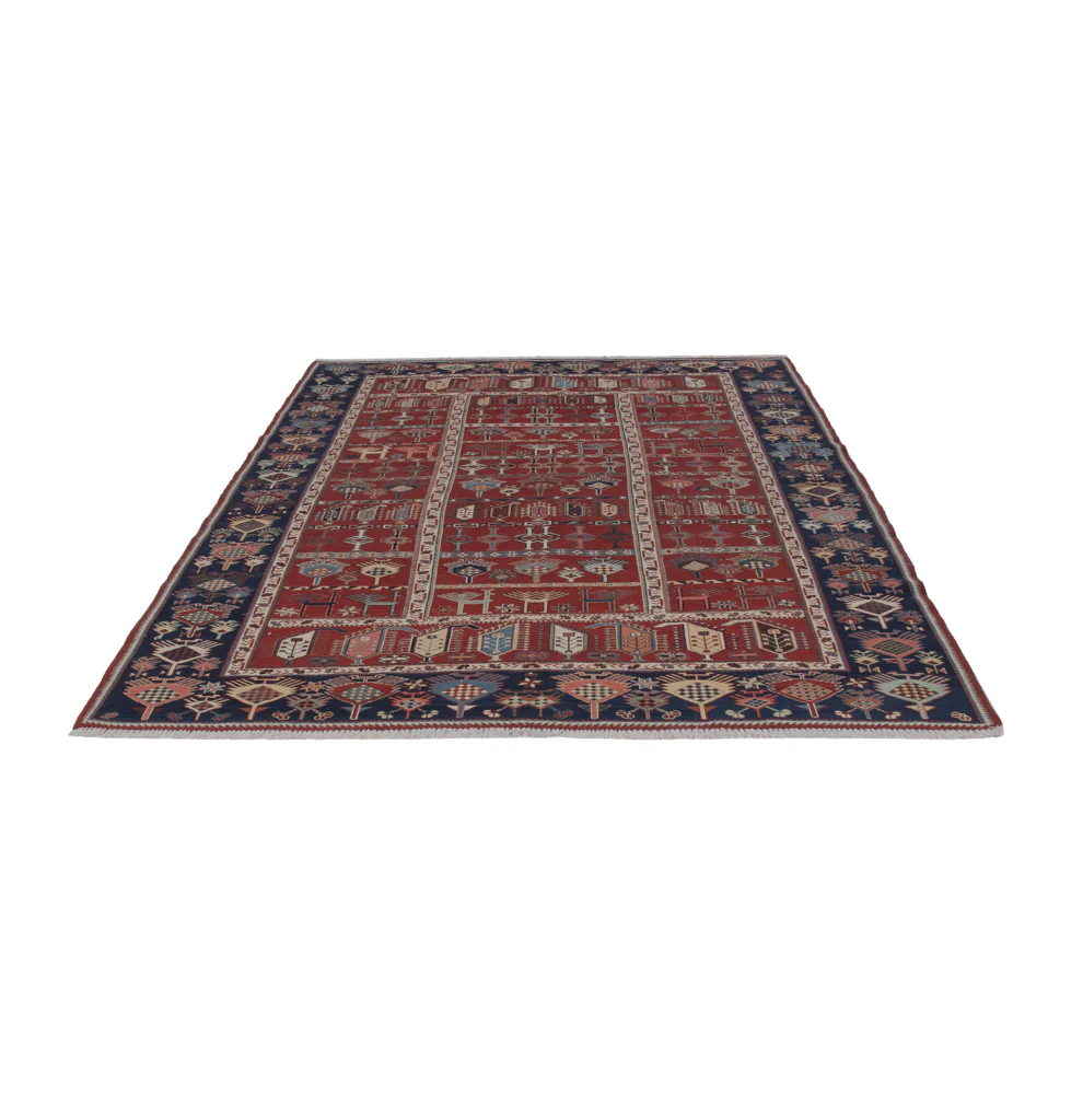 Kelim Afghan Teppich 242x188cm - Image 6