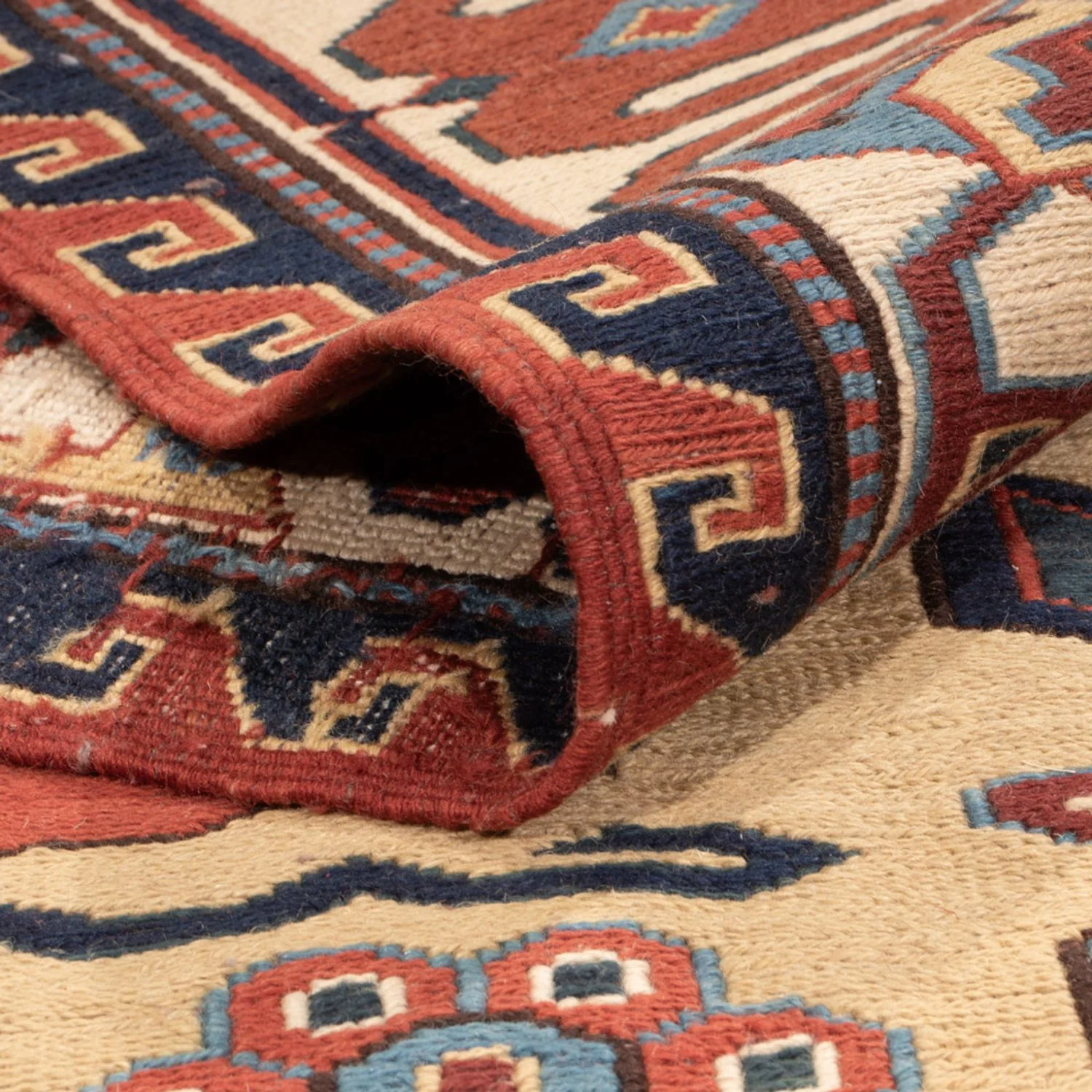 Kelim Afghan Teppich 256x194cm - Image 4