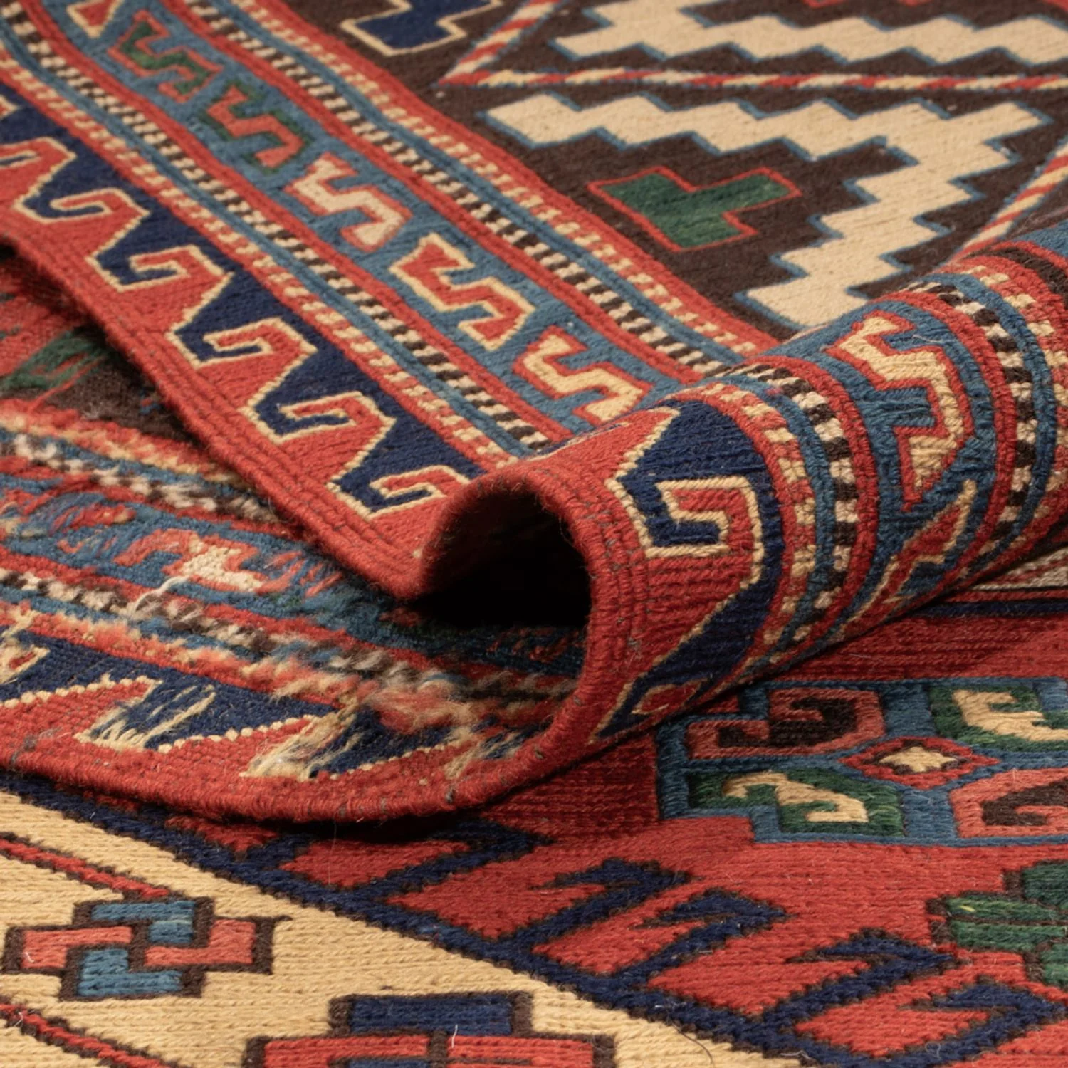 Kelim Afghan Teppich 276x205cm - Image 4