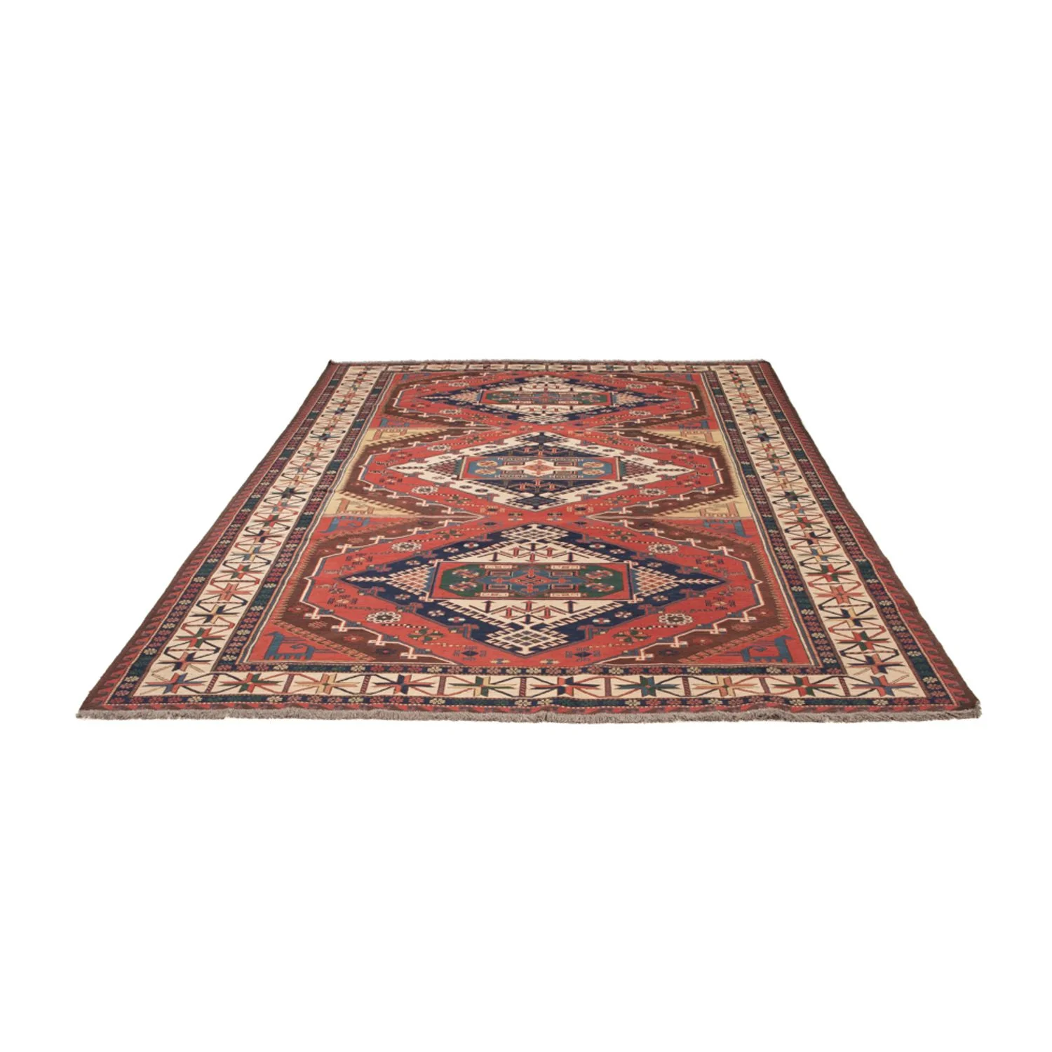 Kelim Afghan Teppich 282x198cm - Image 5