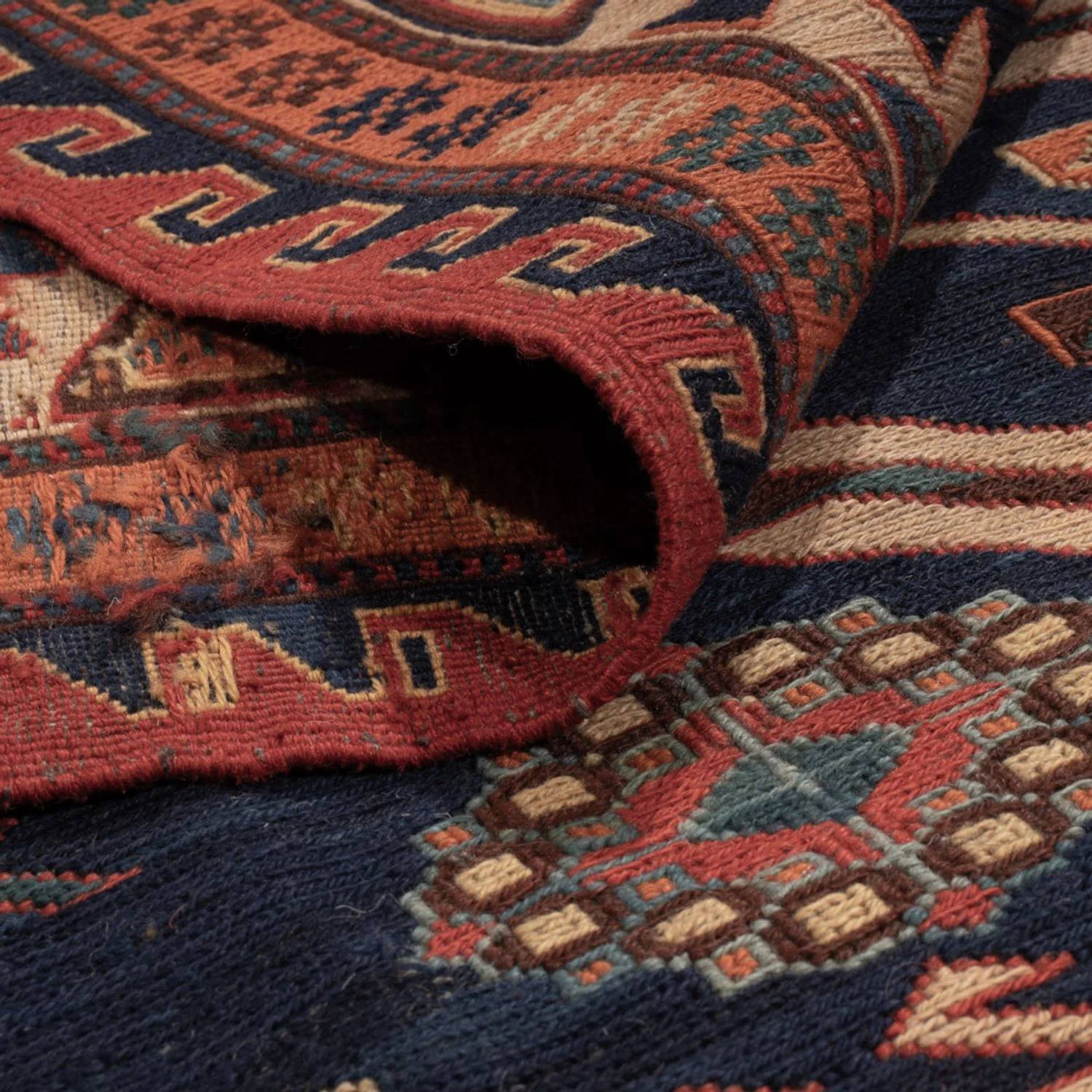 Kelim Afghan Teppich 299x214cm - Image 4