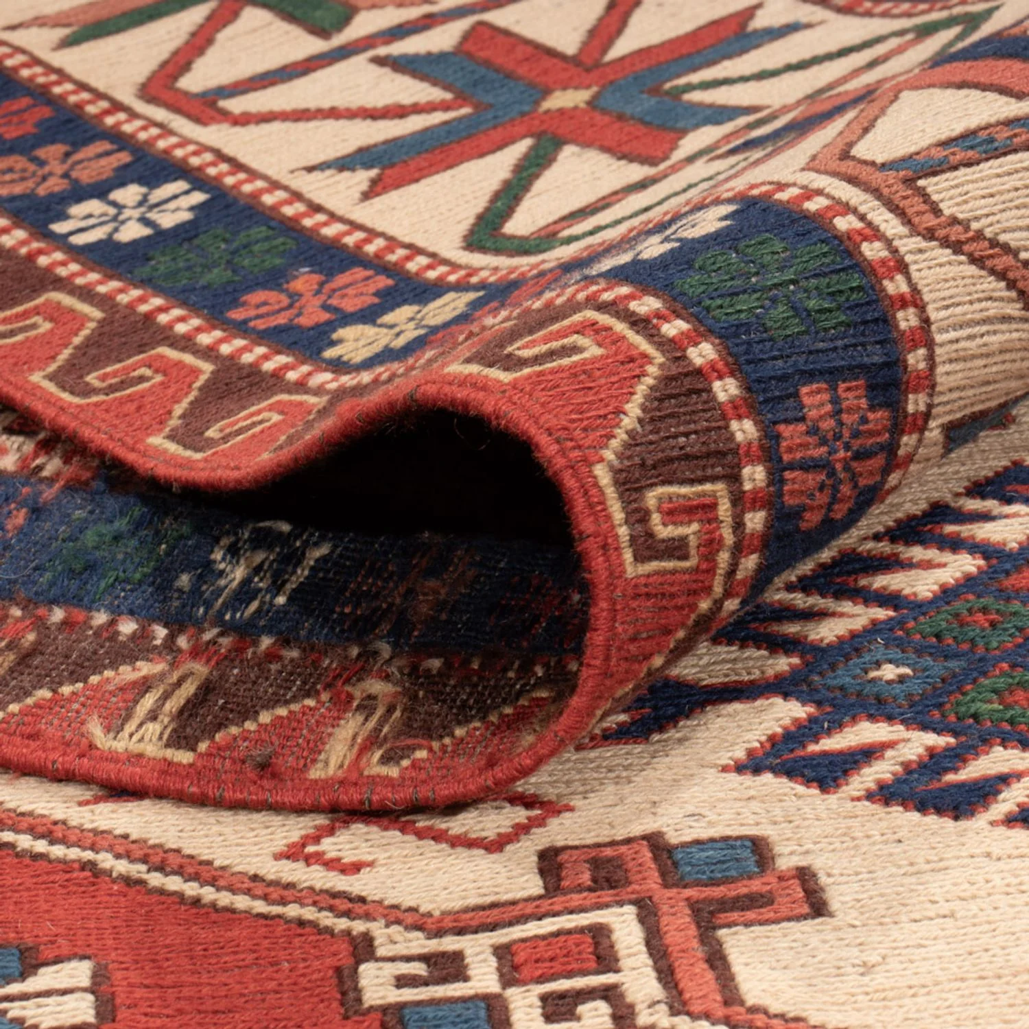 Kelim Afghan Teppich 320x212cm - Image 4