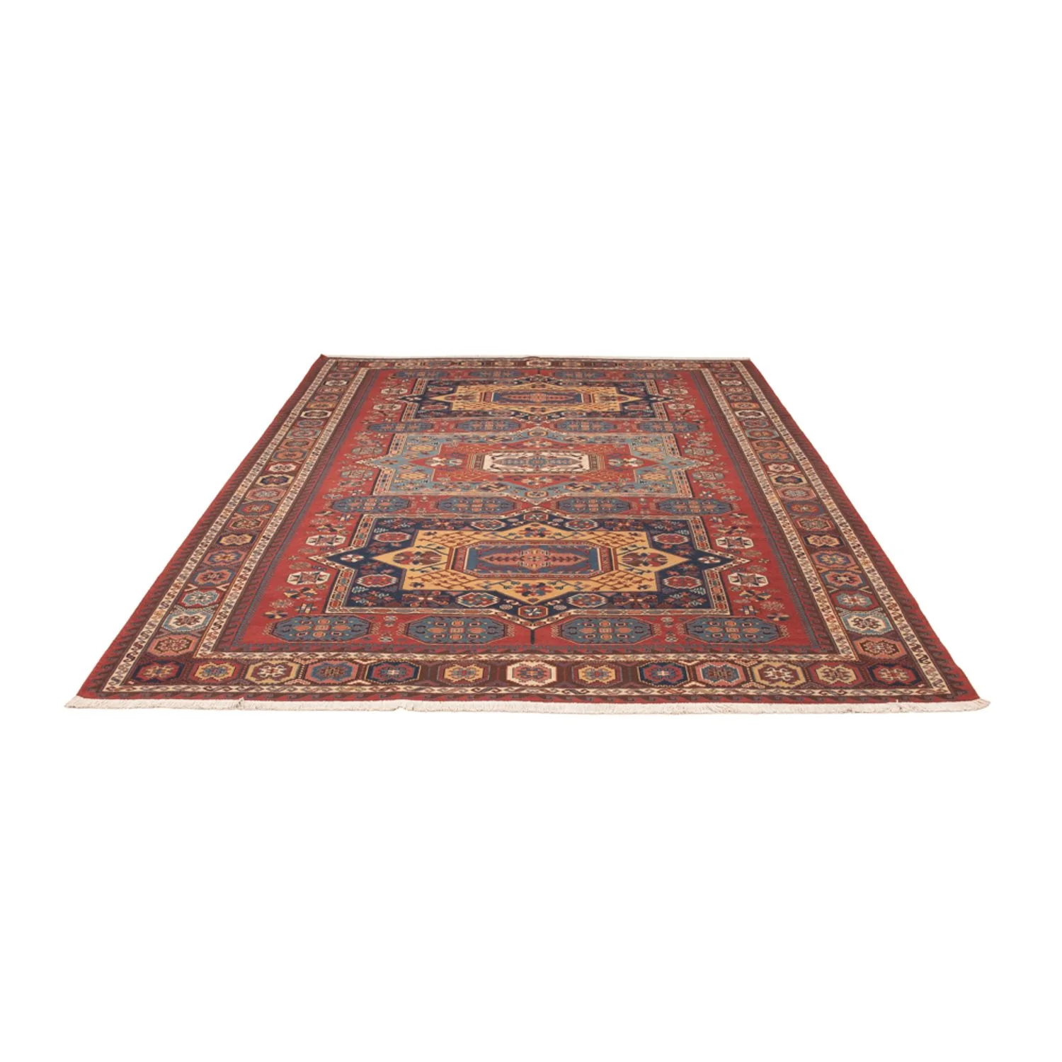 Kelim Afghan Teppich 329x256cm - Image 5