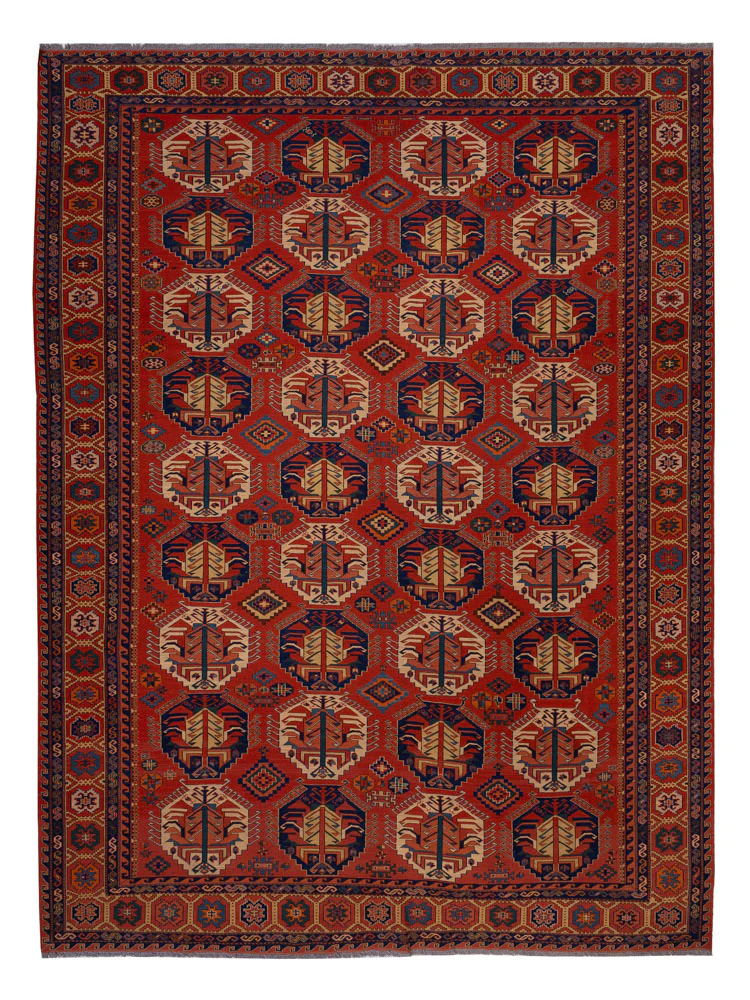 Kelim Afghan Teppich 348x272cm