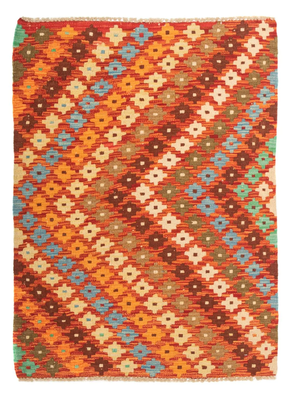 Kelim Teppich - Splash 121 x 89 cm - mehrfarbig