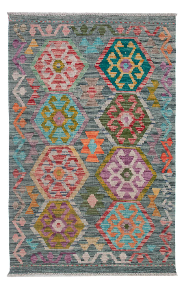 Kelim Maimene Teppich 124x81cm