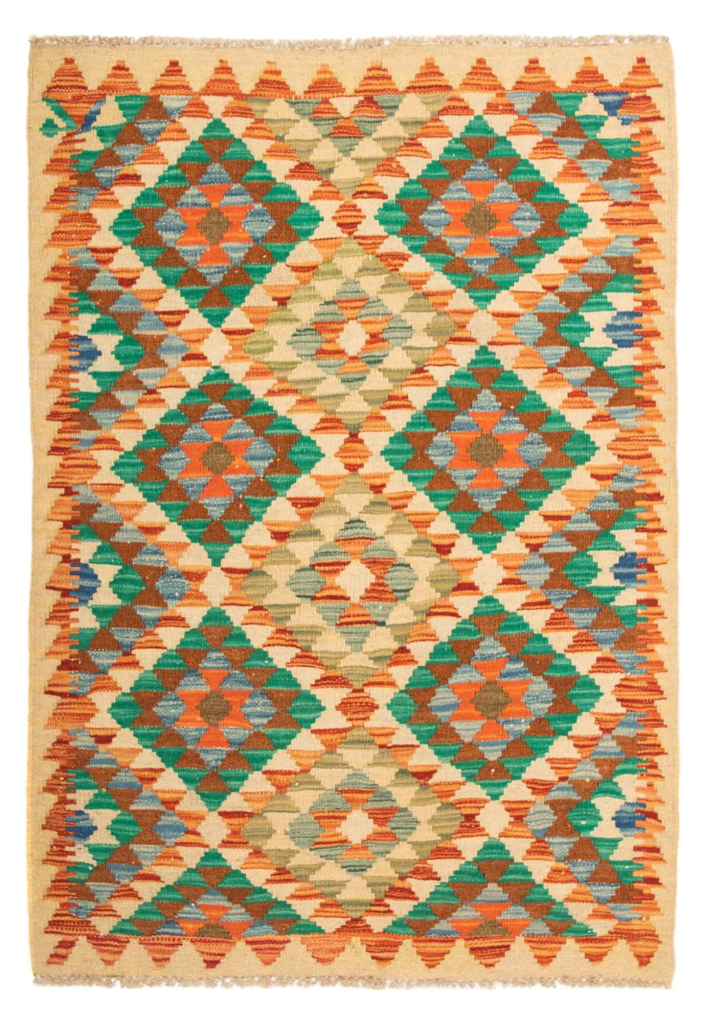Kelim Teppich - Splash 125 x 80 cm - mehrfarbig