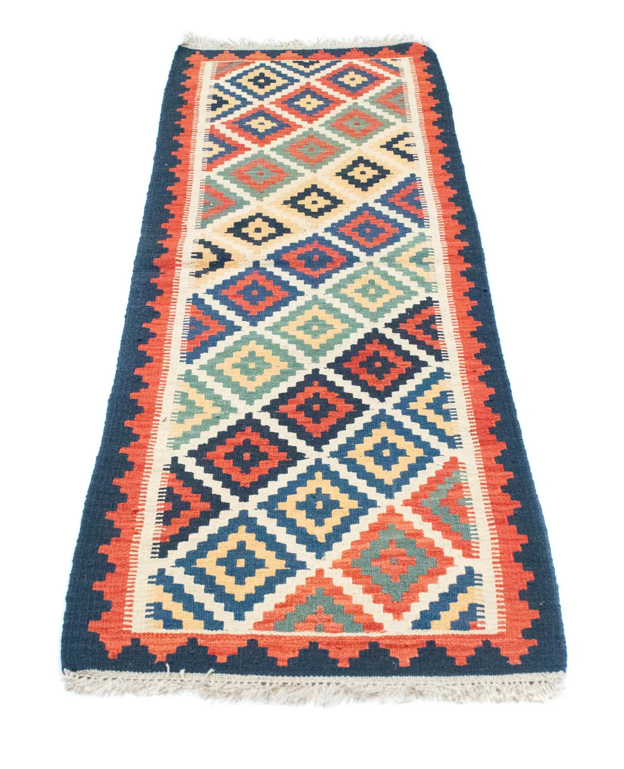 Kelim Teppich - Splash 182 x 62 cm - beige - Image 5