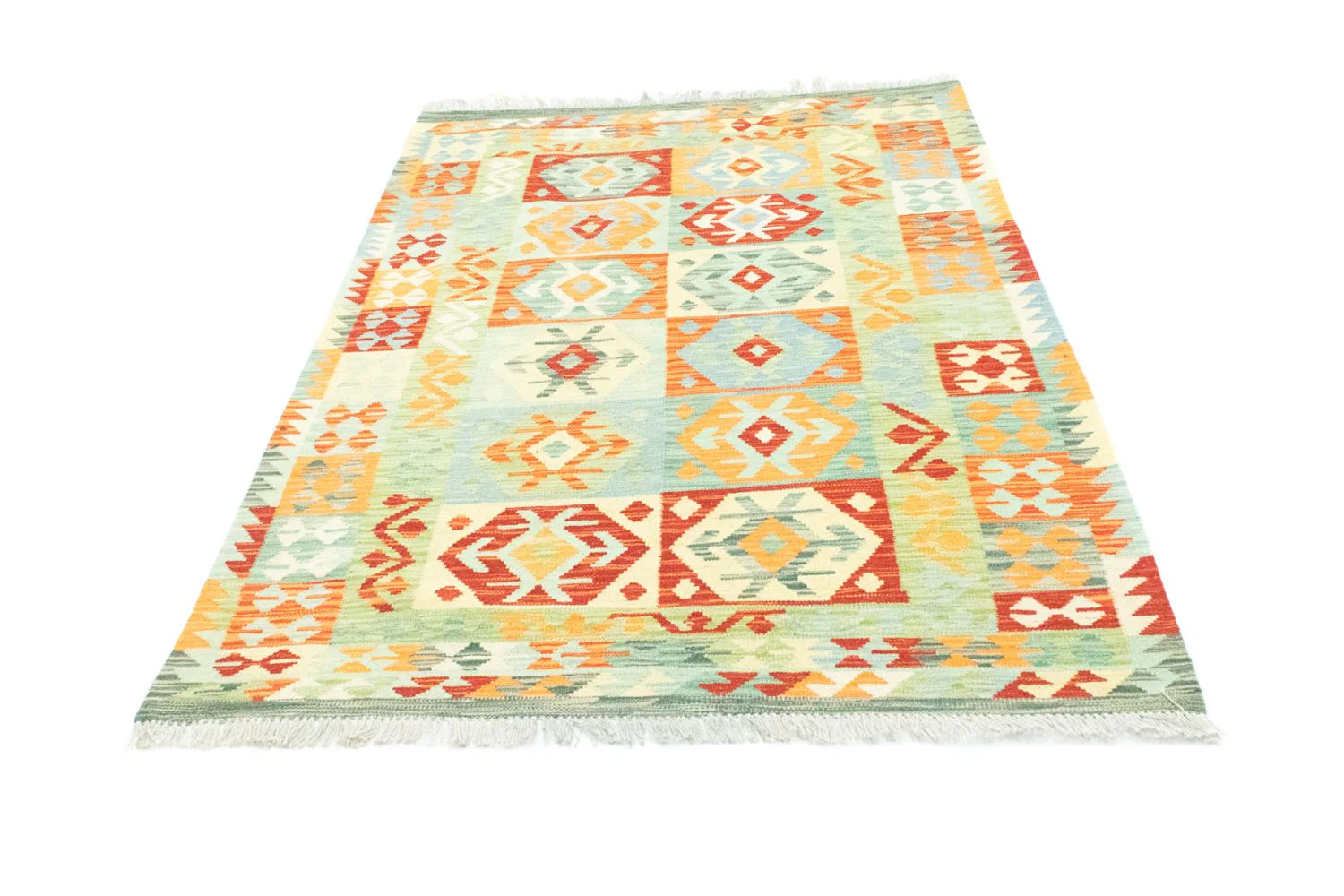 Kelim Afghan Teppich 183x125cm - Image 5
