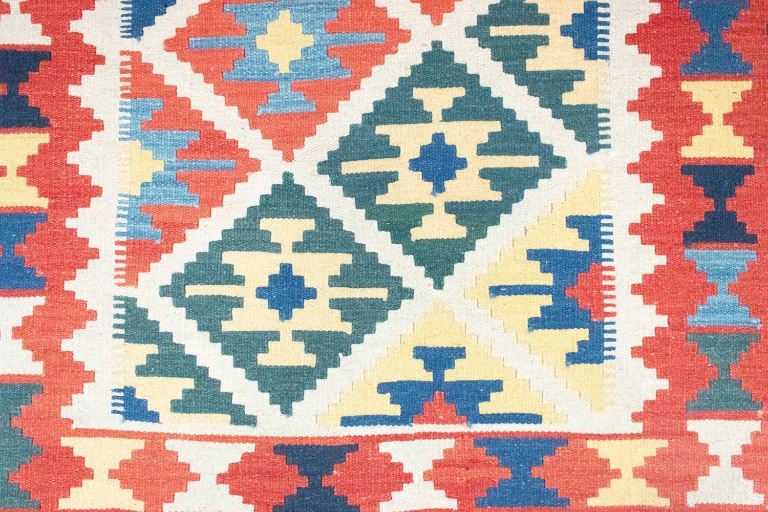 Kelim Teppich - Splash 190 x 120 cm - beige - Image 2