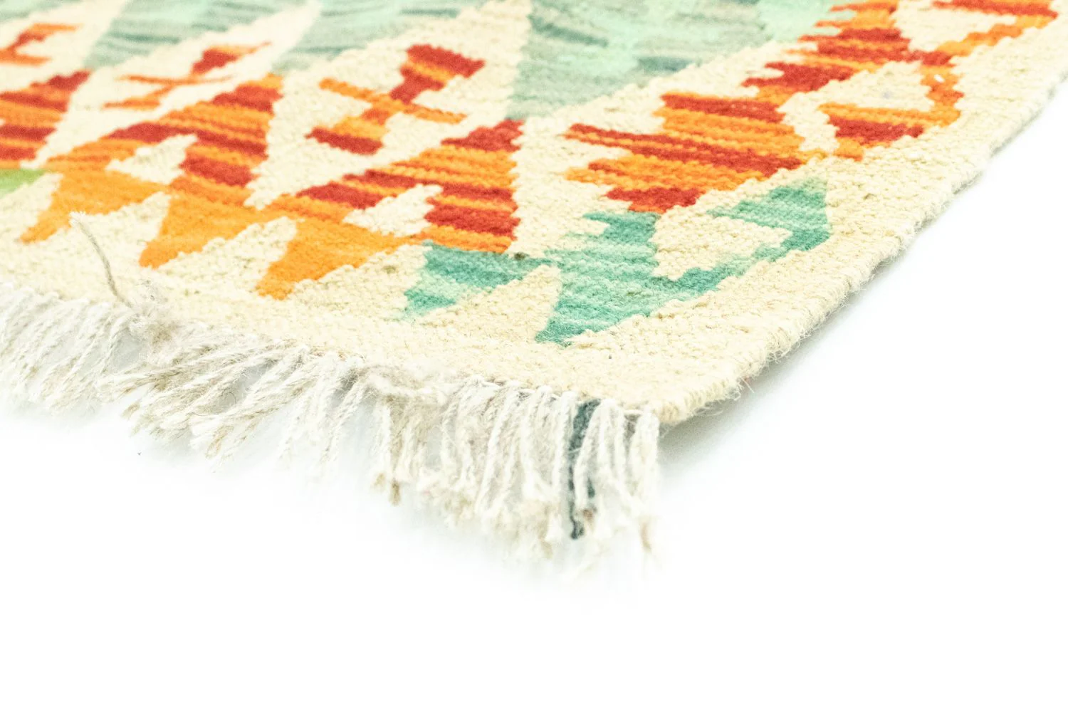Kelim Afghan Teppich 197x64cm - Image 2
