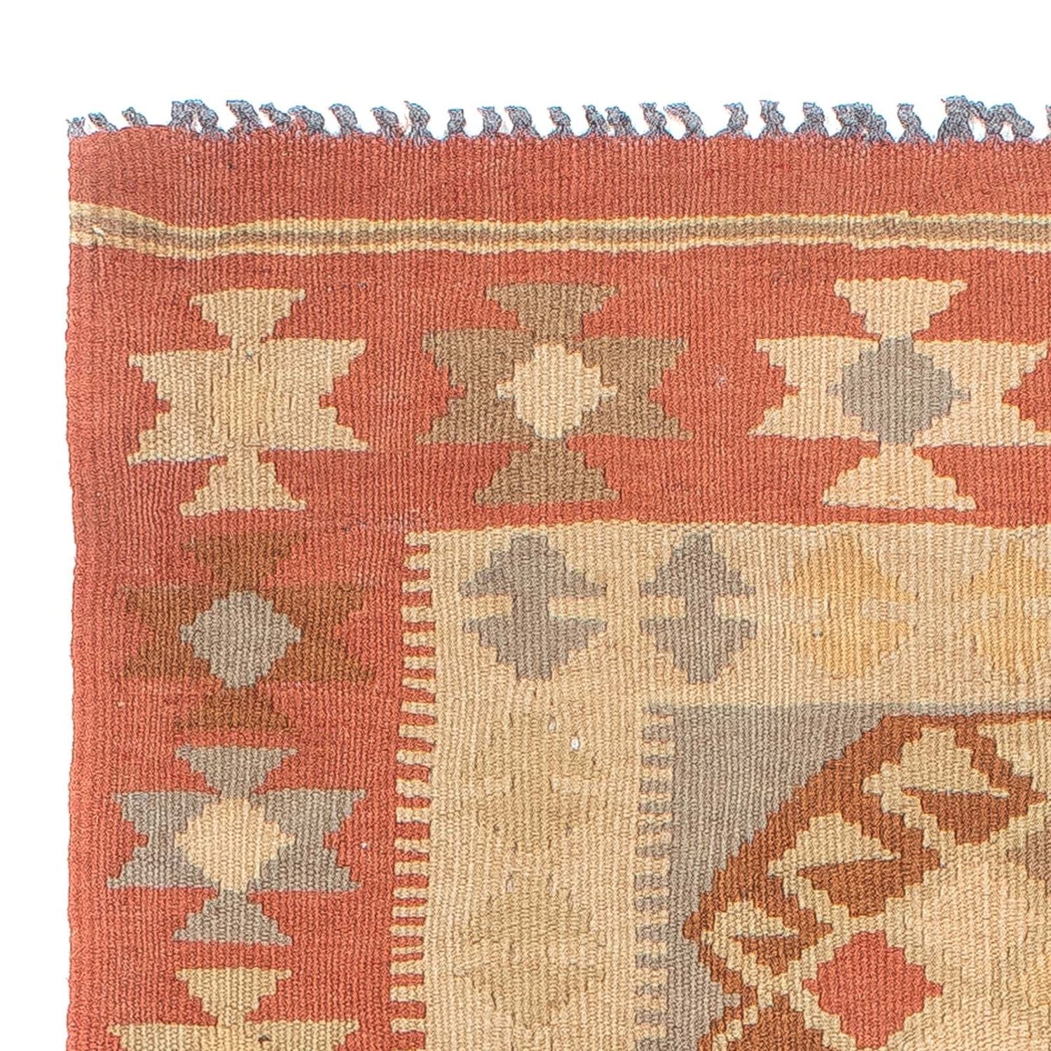 Kelim Teppich - Splash 199 x 67 cm - beige - Image 3
