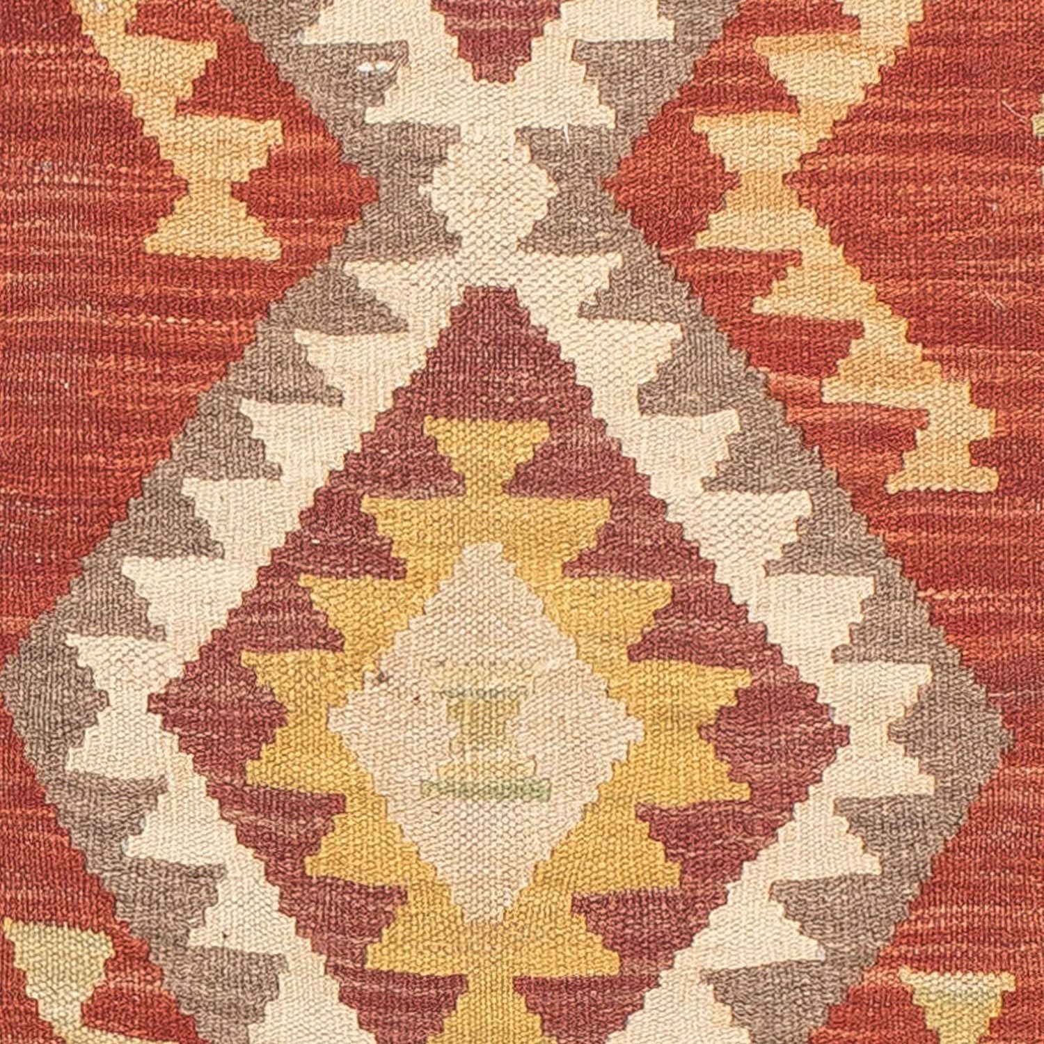 Kelim Teppich - Splash 200 x 66 cm - rot - Image 2
