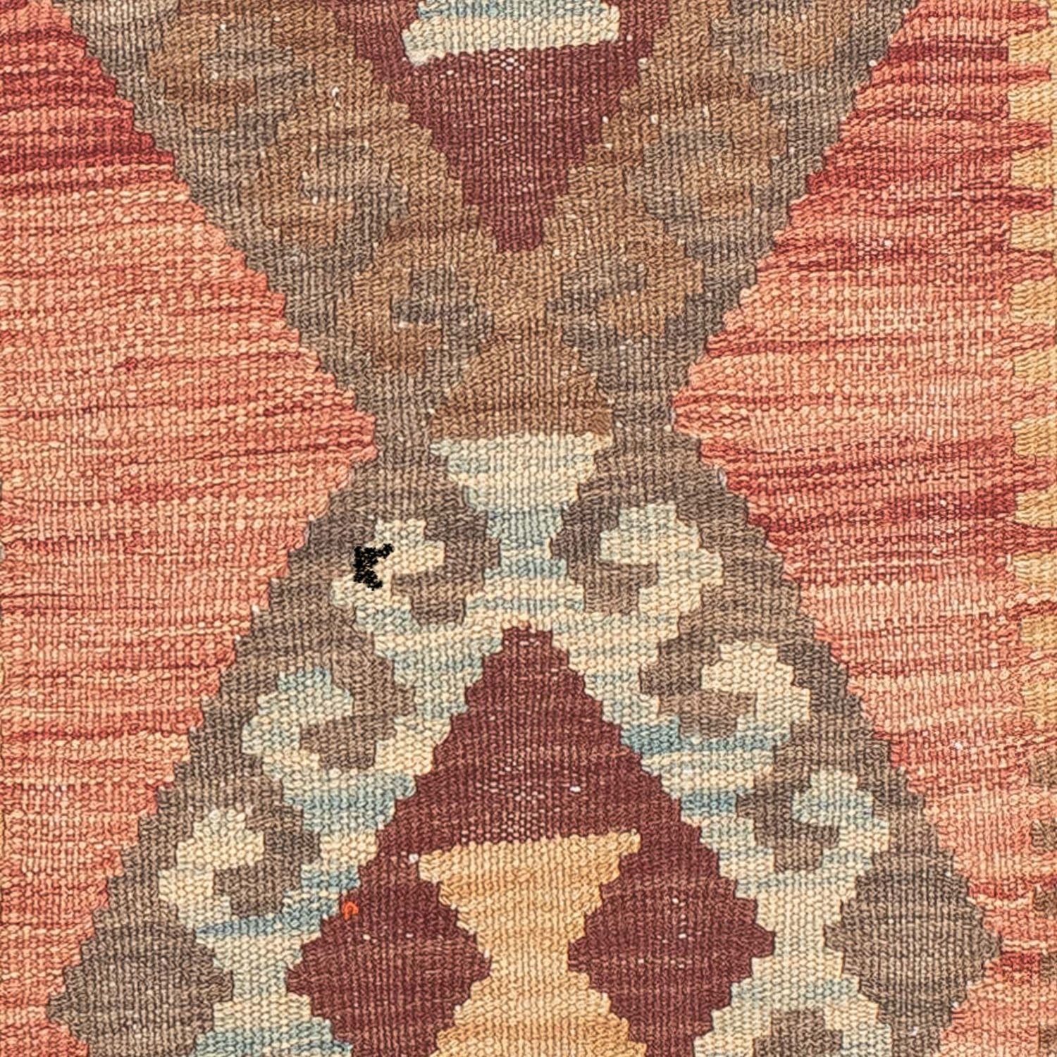 Kelim Teppich - Splash 202 x 67 cm - hellrot - Image 2