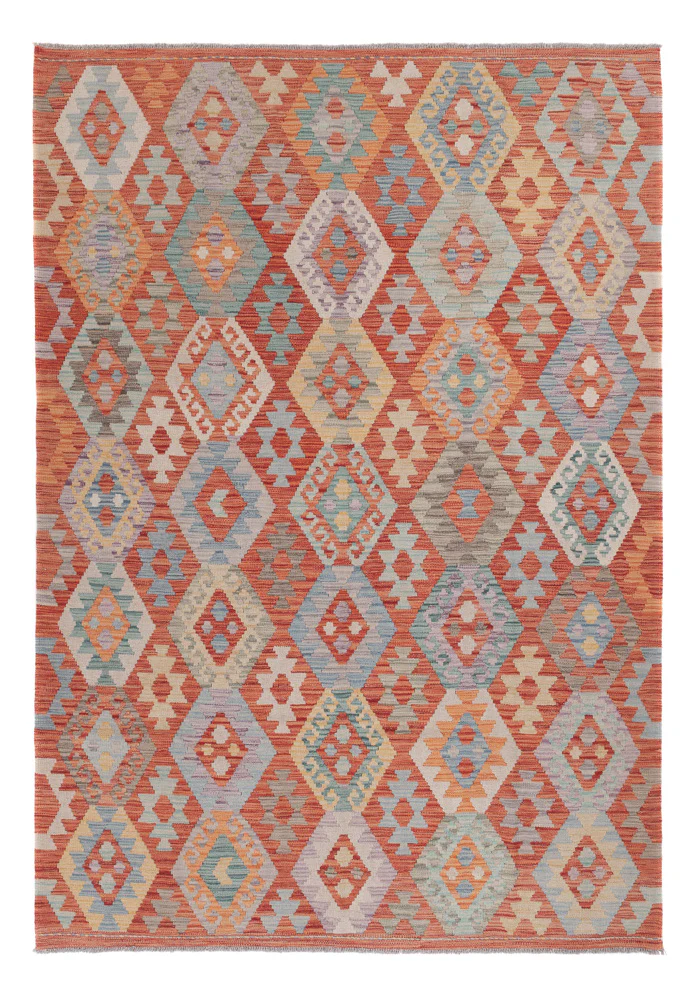 Kelim Teppich - Splash - 245 x 173 cm - mehrfarbig