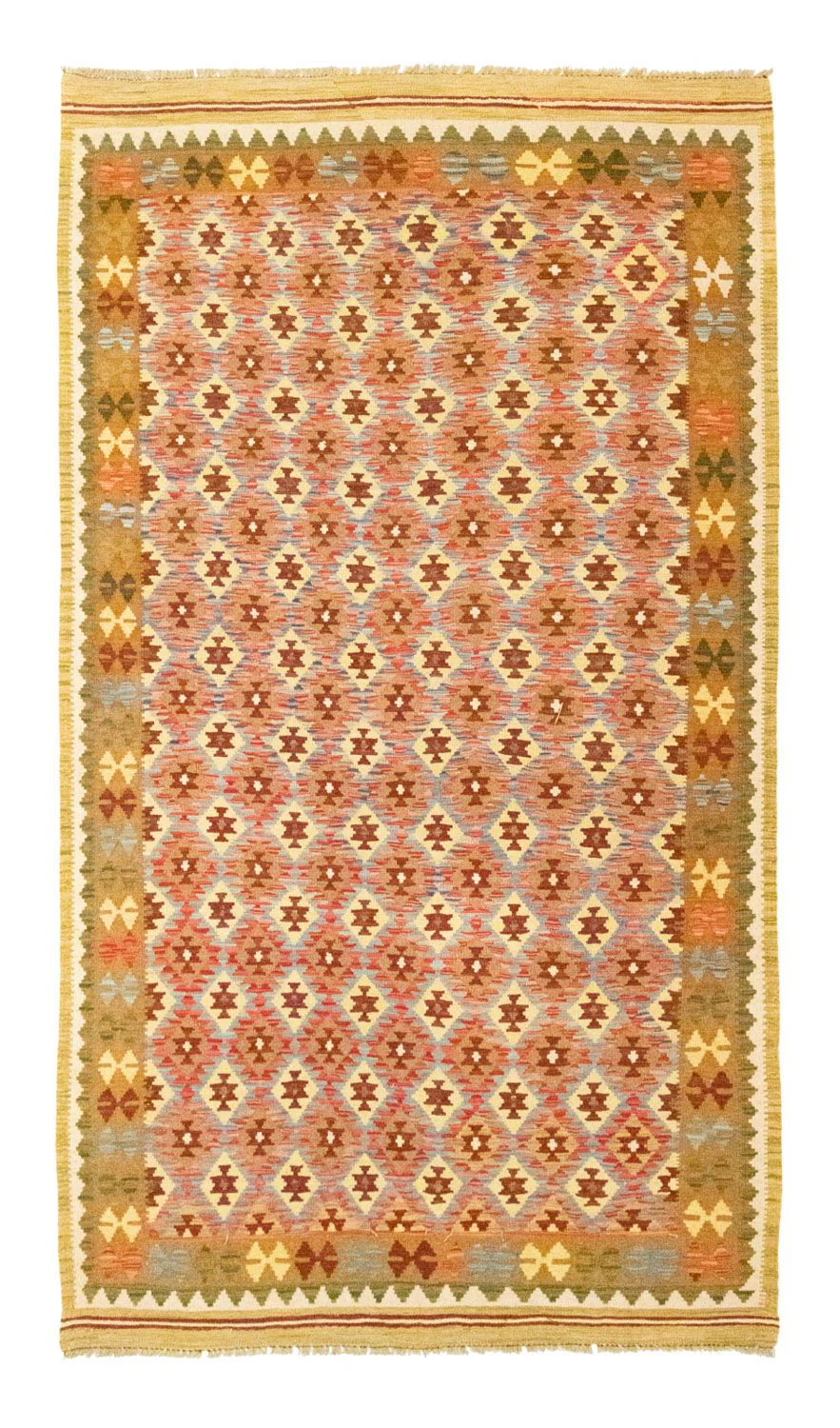Kelim Teppich - Splash 271 x 153 cm - mehrfarbig