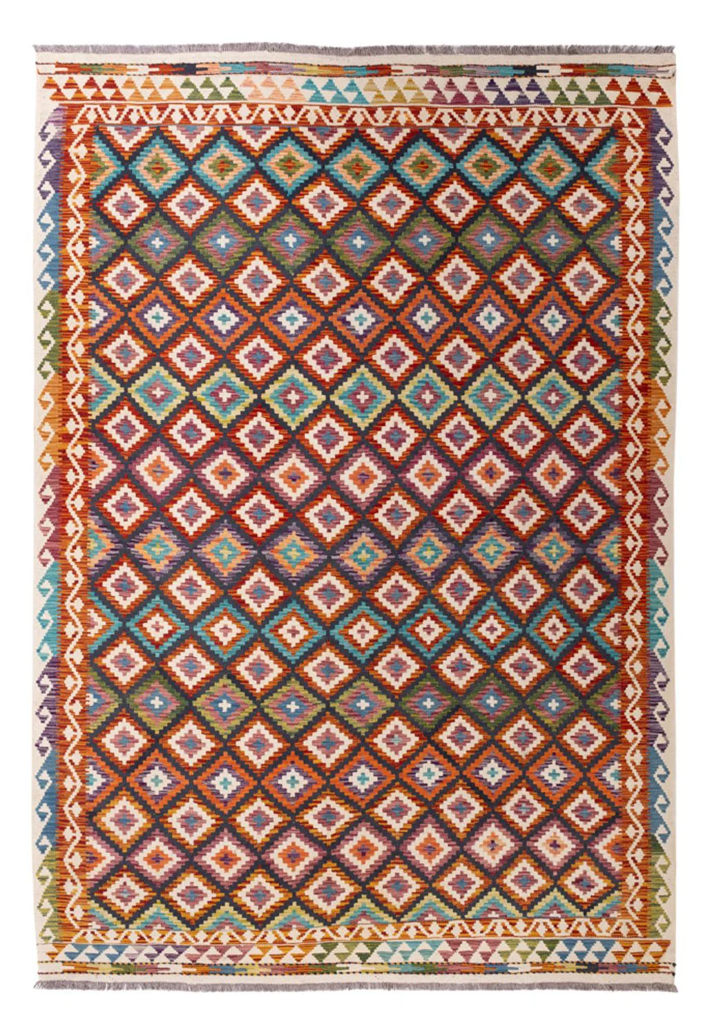 Kelim Maimene Teppich 282x201cm