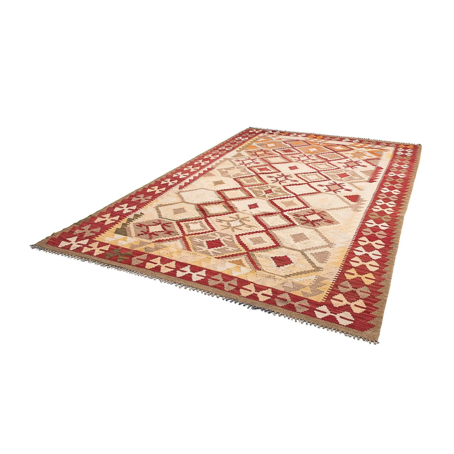 Kelim Teppich - Splash 290 x 193 cm - beige - Image 5