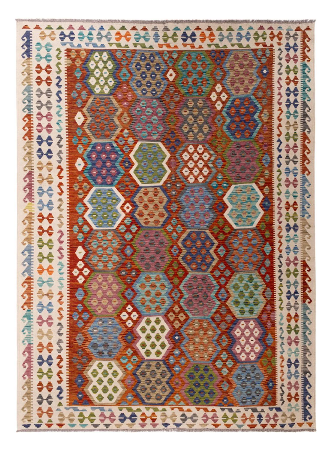 Kelim Maimene Teppich 292x214cm