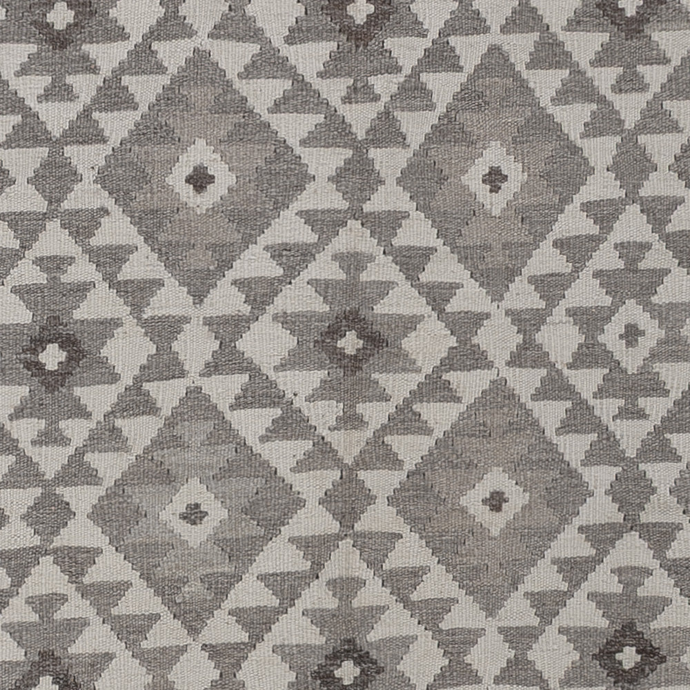 Kelim Teppich - Splash - 294 x 203 cm - hellgrau - Image 2