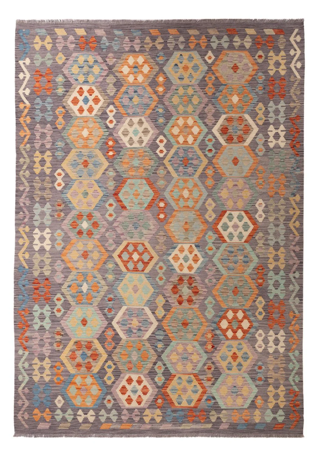 Kelim Maimene Teppich 296x205cm