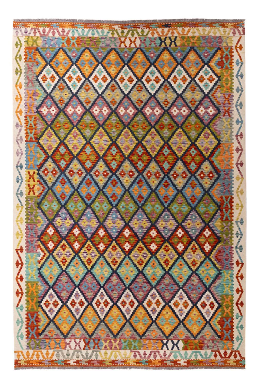 Kelim Maimene Teppich 304x207cm