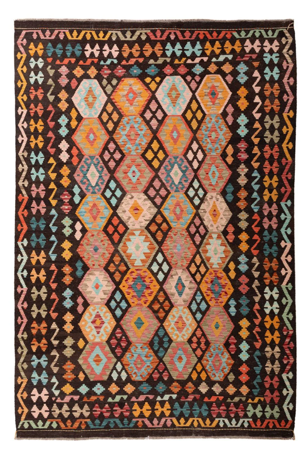 Kelim Maimene Teppich 306x209cm