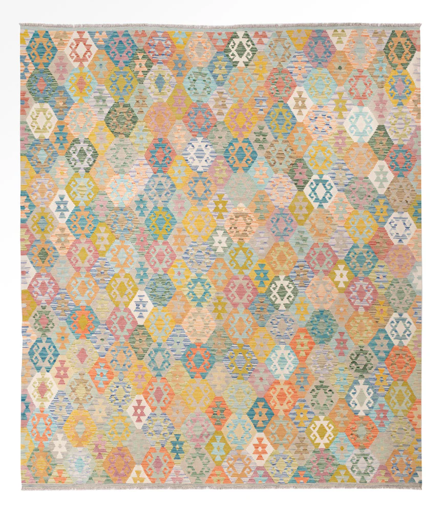 Kelim Maimene Teppich 307x264cm