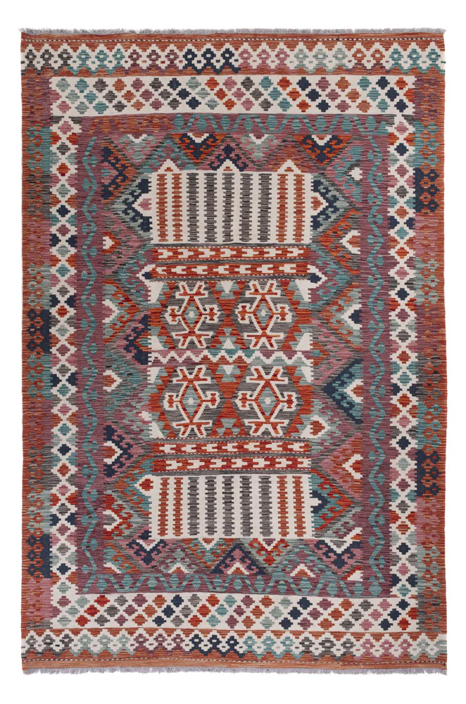 Kelim Maimene Teppich 309x209cm
