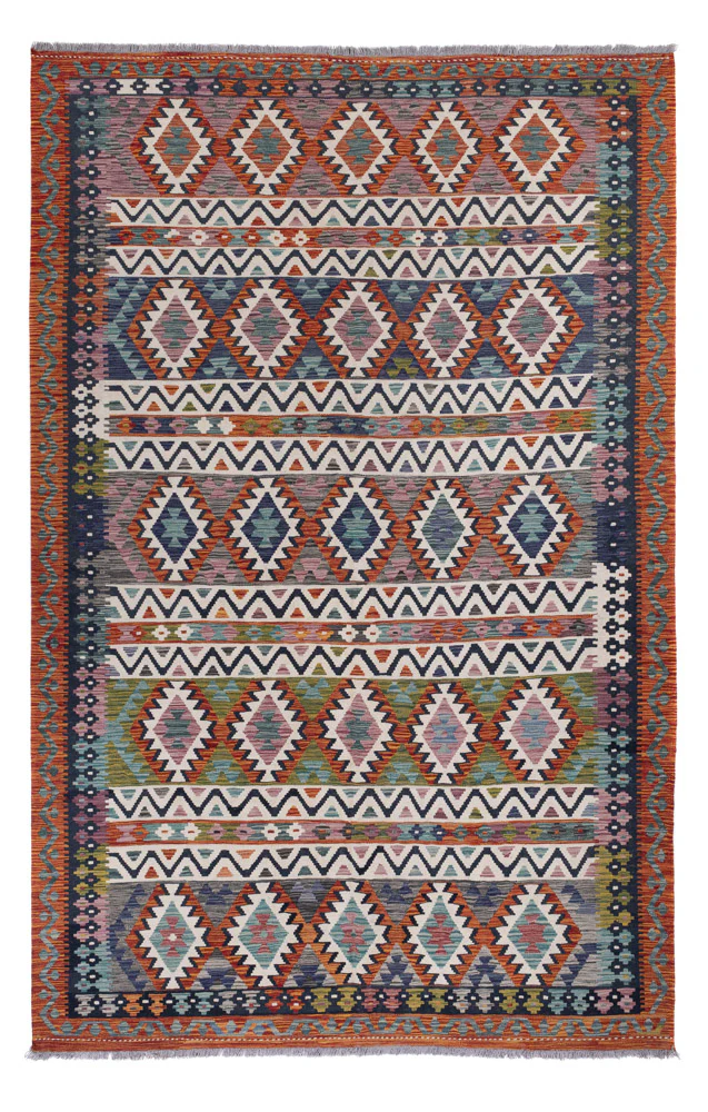 Kelim Maimene Teppich 315x203cm