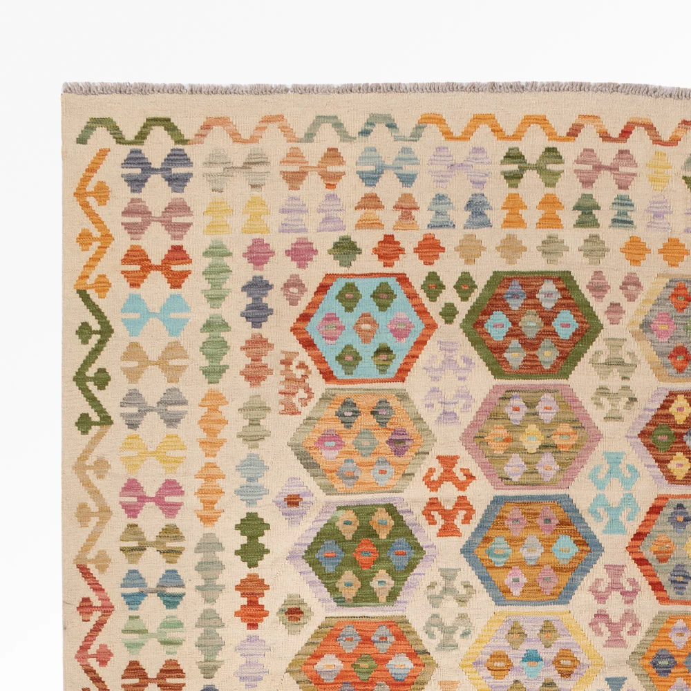 Kelim Maimene Teppich 338x252cm - Image 3