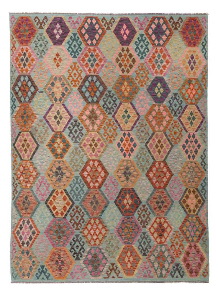 Kelim Maimene Teppich 347x257cm