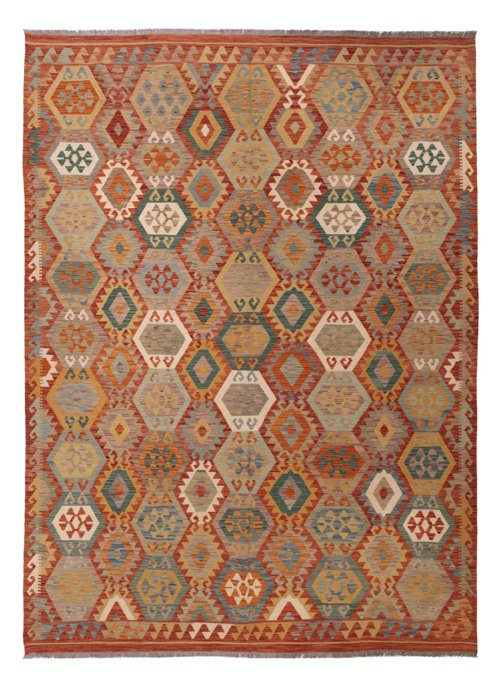 Kelim Maimene Teppich 352x256cm