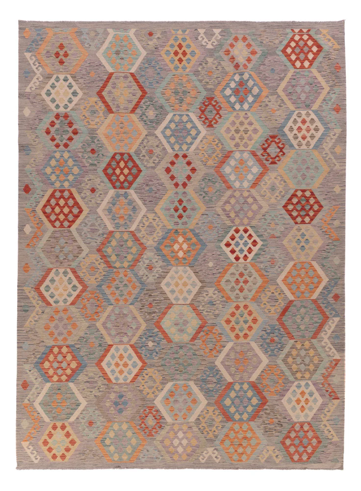 Kelim Maimene Teppich 353x262cm