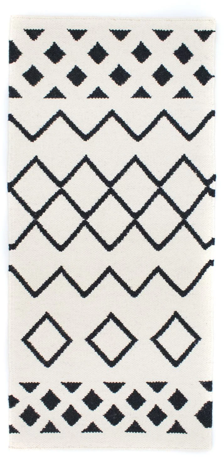 Kelim Modern Teppich 132x63cm