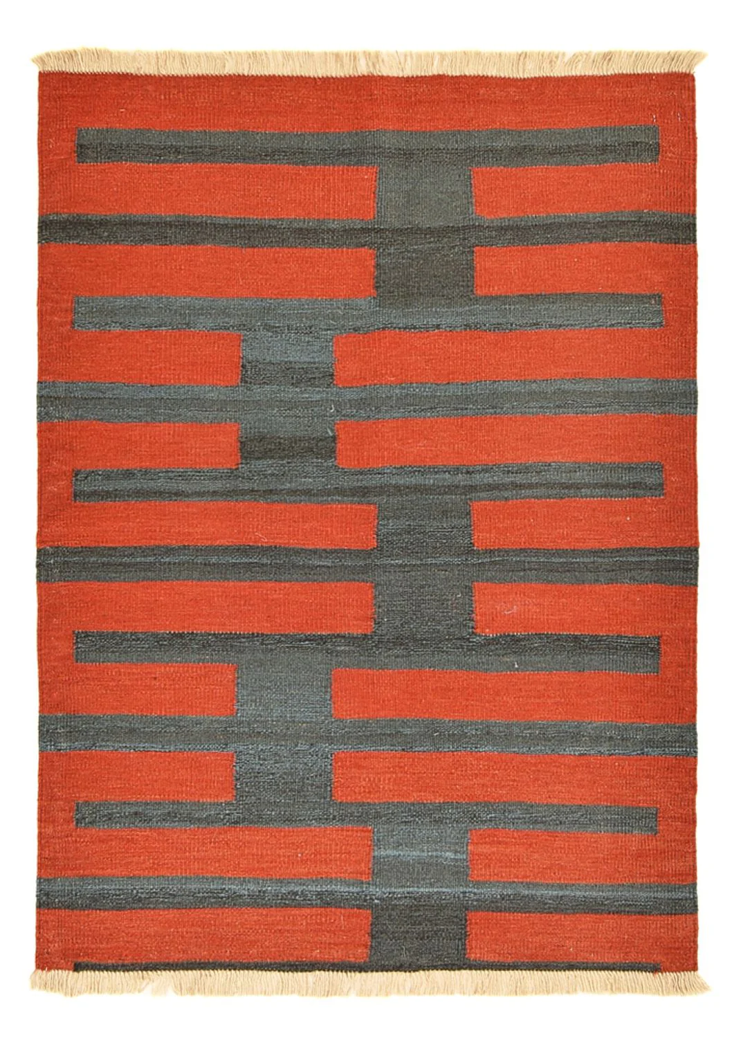 Kelim Teppich - Trendy - 144 x 107 cm - mehrfarbig