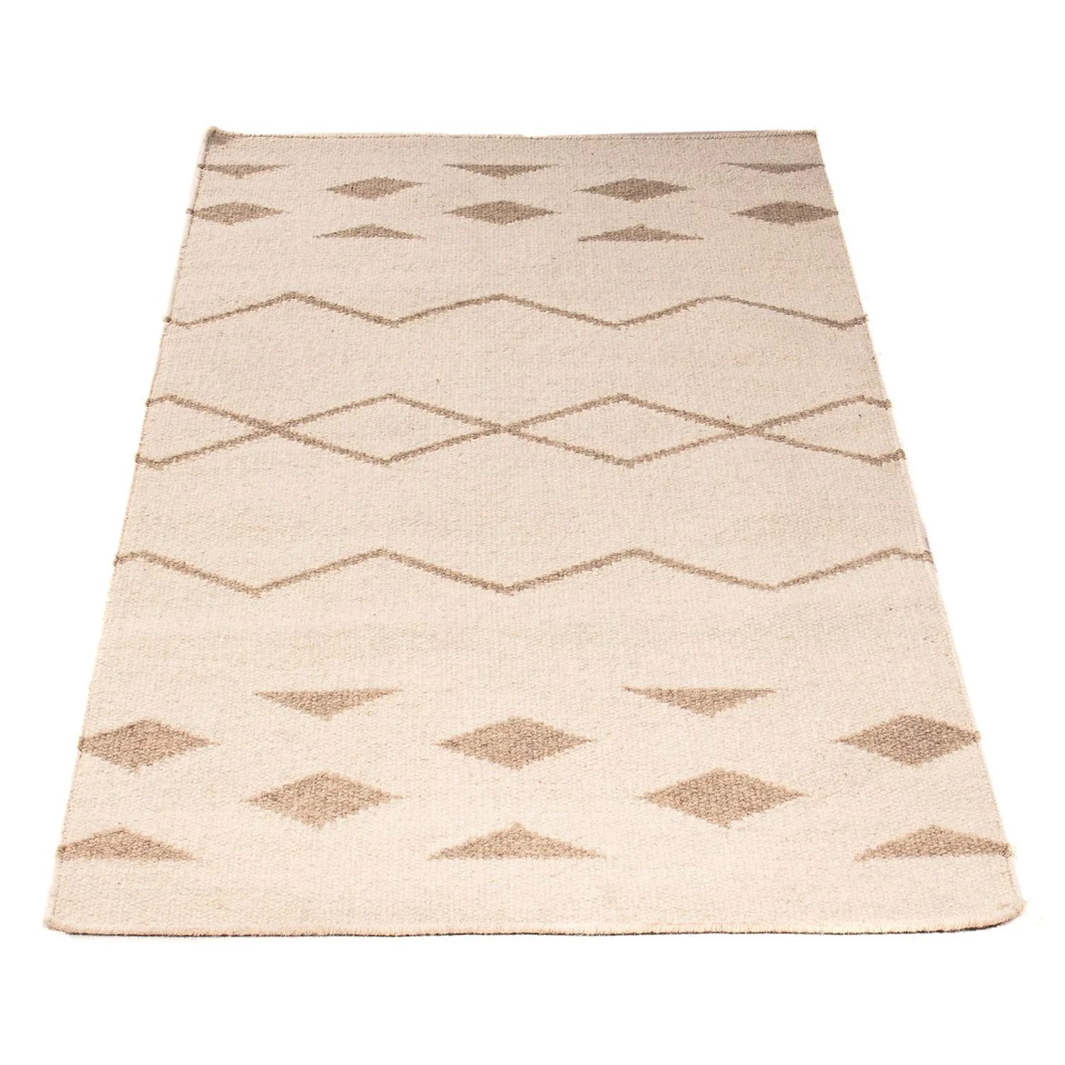 Kelim Teppich - Trendy 150 x 76 cm - beige - Image 5