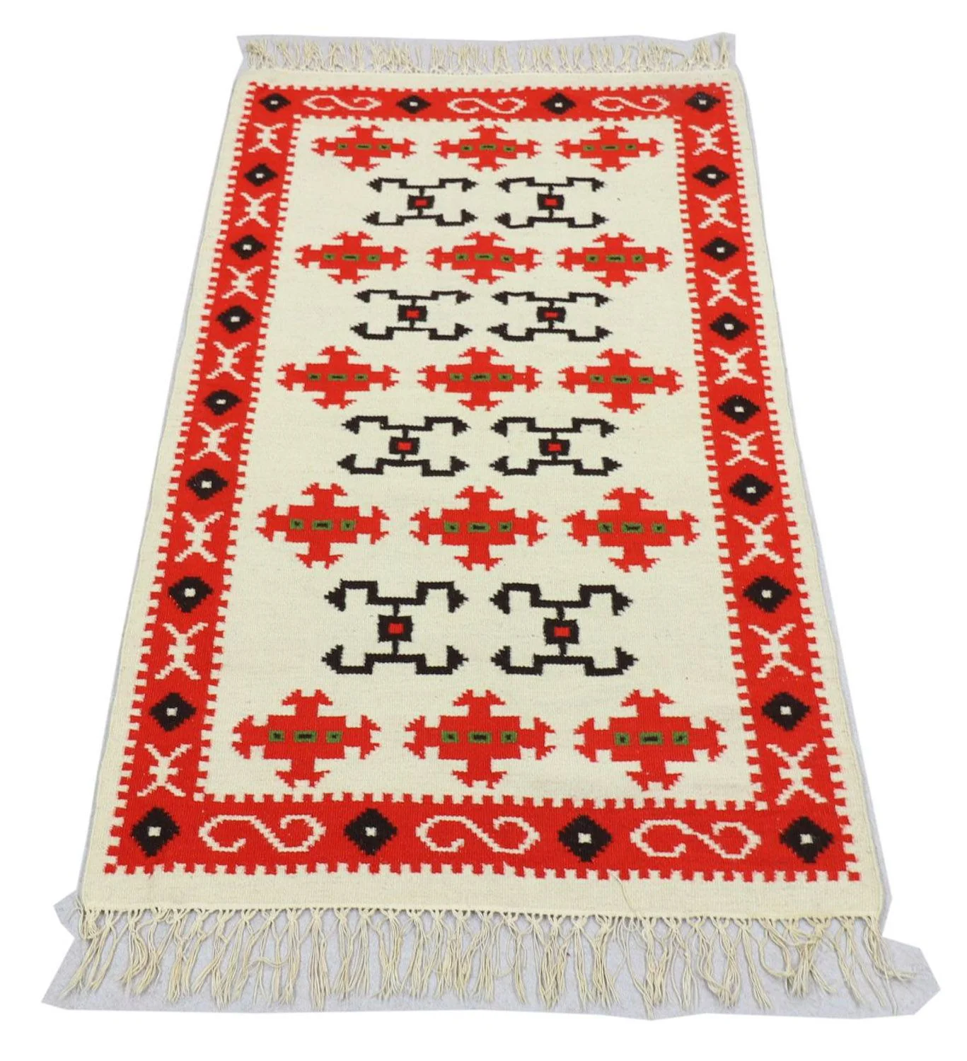 Kelim Teppich - Trendy 160 x 100 cm - beige - Image 3