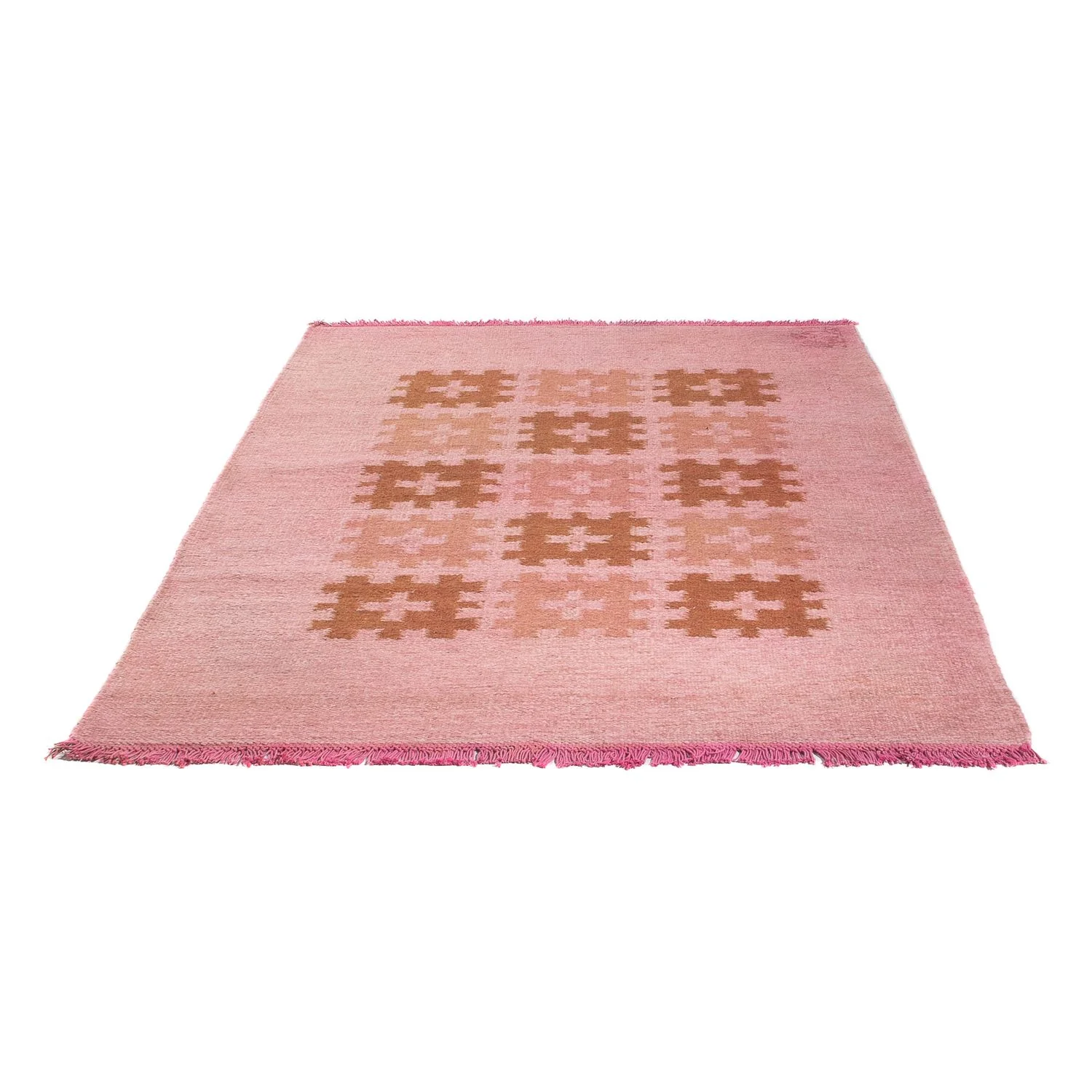 Kelim Teppich - Trendy - 179 x 117 cm - rosa - Image 5