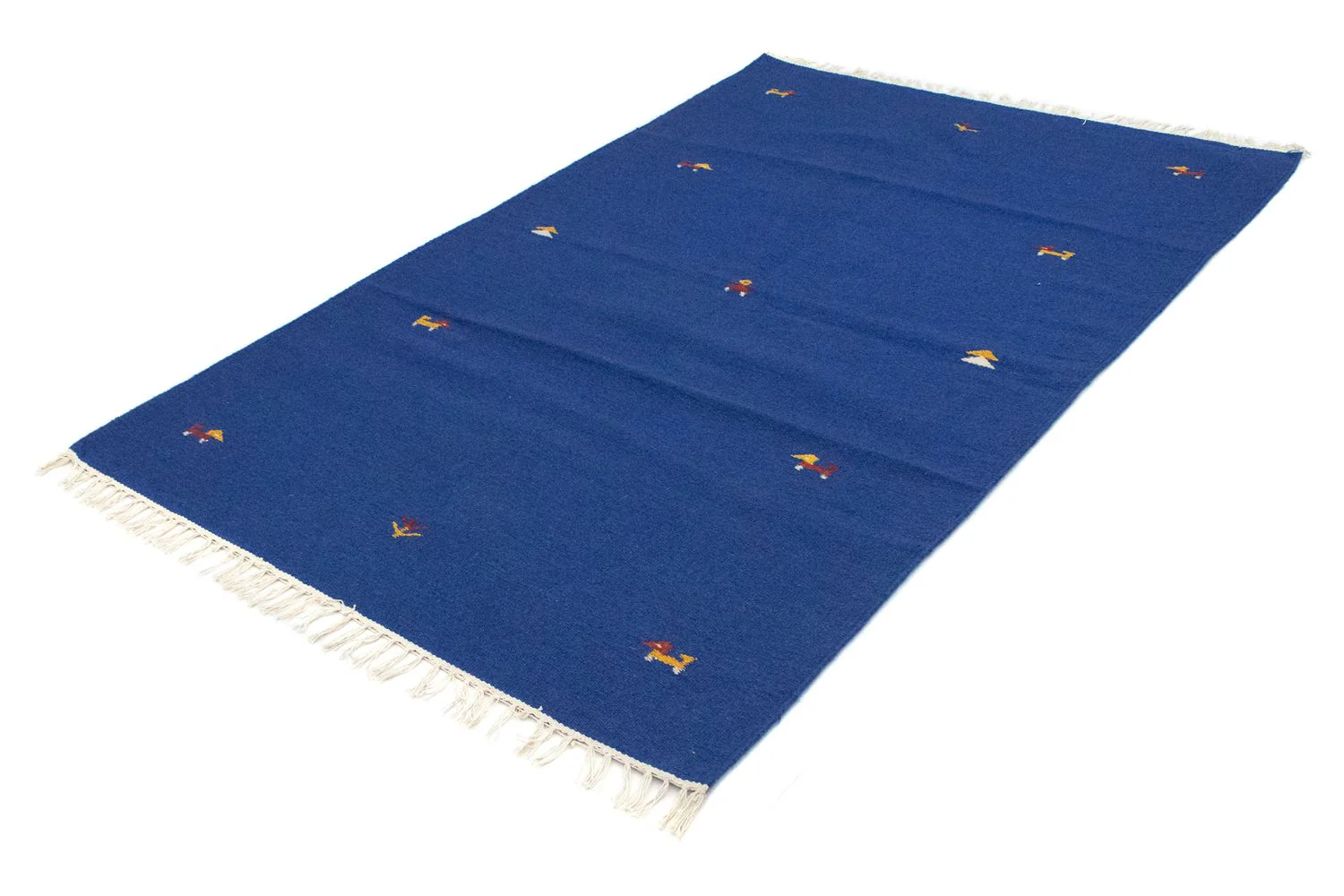 Kelim Teppich - Trendy 180 x 120 cm - blau - Image 4